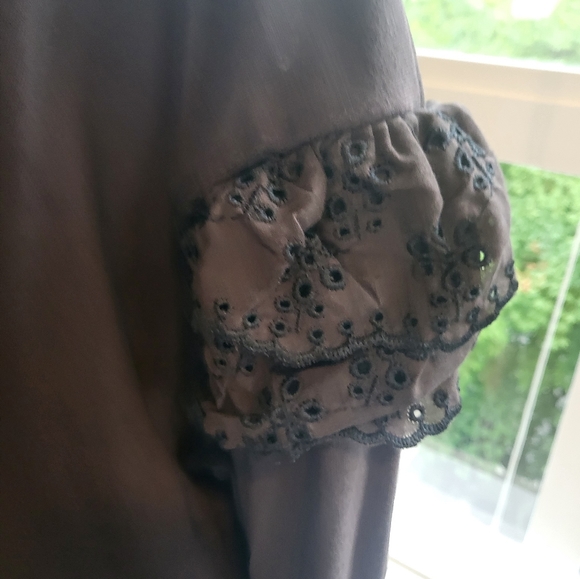 Zara Brown Embroidered Sweater - Picture 4 of 4